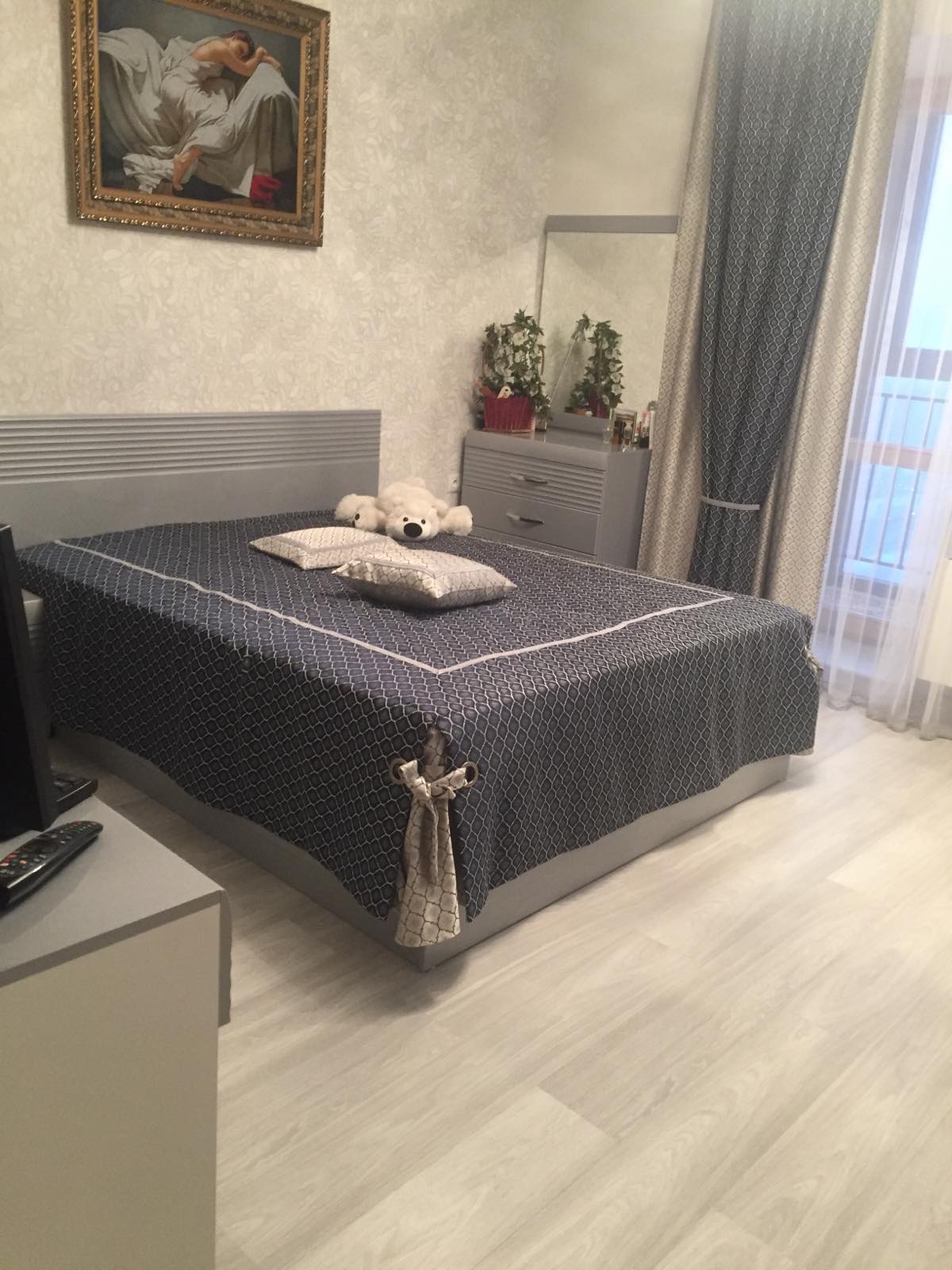 Двуспальная кровать "Афина" 160 х 200 с подъемным механизмом цвет белый