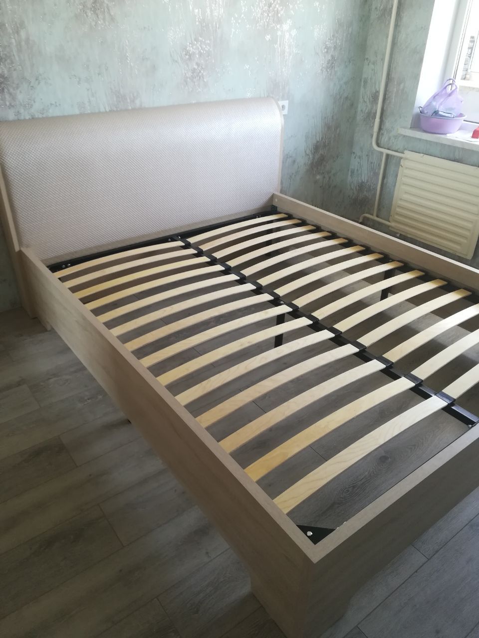 Двуспальная кровать "Барселона" 160 х 190 с ортопедическим основанием цвет венге / punto 19660
