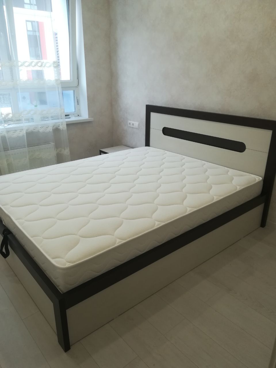 Двуспальная кровать "Альба" 180 х 190 с ортопедическим основанием цвет бодега