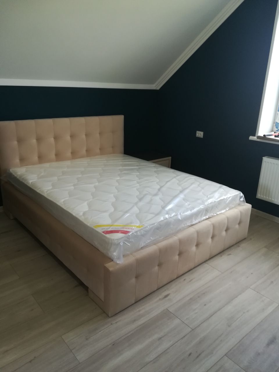 Двуспальная кровать "Bella-Кристалл" 160 х 200 с подъемным механизмом цвет best 50
