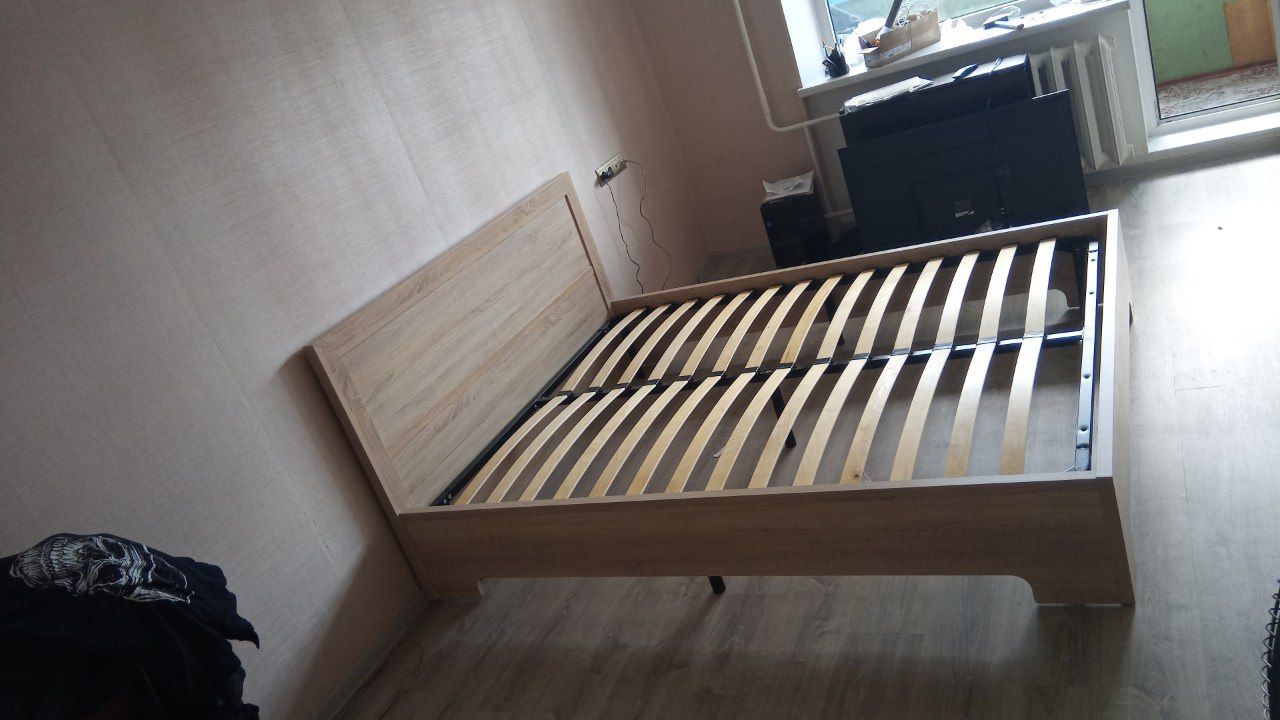 Двуспальная кровать "Мальта" 160 х 200 с подъемным механизмом цвет девон / punto 06